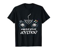Je veux jouer avec mon joystick Boob Controller Funny Boobs T-Shirt