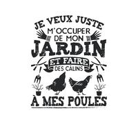 Je Veux Juste A Mes Poules M'Occuper de mon Jardin Et Faire Des Câlins À Mes Poules: Carnet de notes | Jardinage humour | Un design amusant pour les jardiniers amateurs et les amoureux des poules.