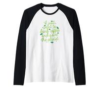 Je Veux Juste Boire du café et sauver la planète Manche Raglan
