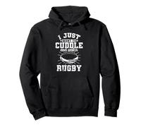 Je Veux Juste câliner et Regarder Le Rugby Sweat à Capuche