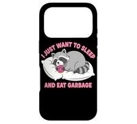 Je Veux Juste Dormir et Manger des ordures Coque pour iPhone 17 Pro