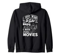 Je Veux Juste Faire la Sieste et Regarder des Films Occidentaux Sweat à Capuche