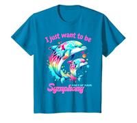 Je veux juste faire partie de ta symphonie FUNNY Rainbow Dolphin T-Shirt