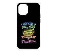 Je Veux Juste Jouer au Tuba et ignorer Tous Mes problèmes Coque pour iPhone 12/12 Pro