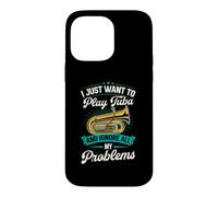 Je Veux Juste Jouer au Tuba et ignorer Tous Mes problèmes Coque pour iPhone 14 Pro Max