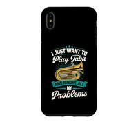 Je Veux Juste Jouer au Tuba et ignorer Tous Mes problèmes Coque pour iPhone XS Max