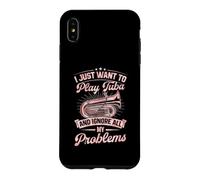 Je Veux Juste Jouer au Tuba et ignorer Tous Mes problèmes Coque pour iPhone XS Max