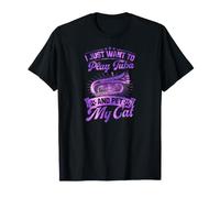 Je Veux Juste Jouer du Tuba et caresser Mon Chat T-Shirt