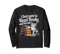 Je veux juste lire des livres et caresser des chats Manche Longue