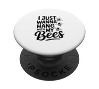 Je Veux Juste m'amuser avec Mes Abeilles PopSockets PopGrip Adhésif