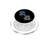 Je Veux Juste Que tu cogites PopSockets PopGrip pour MagSafe