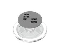 Je Veux Juste Que tu cogites PopSockets PopGrip pour MagSafe