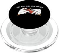 Je Veux Juste rentrer chez Moi et Tricoter PopSockets PopGrip pour MagSafe