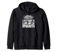 Je Veux Juste Sortir et Manger des Spaghettis Amusant Sweat à Capuche