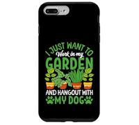 Je Veux Juste Travailler dans Mon Jardin et Passer du Temps avec Mon Chien Coque pour iPhone 7 Plus/8 Plus