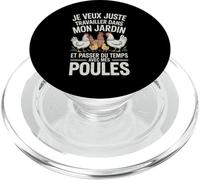 Je Veux Juste Travailler dans Mon Jardin et Passer du Temps PopSockets PopGrip pour MagSafe