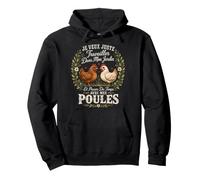 Je Veux Juste Travailler dans Mon Jardin Poules Sweat à Capuche