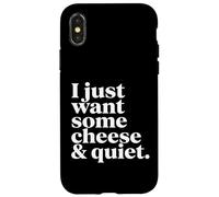 Je Veux Juste Un Peu de Fromage et de Calme Coque pour iPhone X/XS
