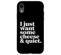 Je Veux Juste Un Peu de Fromage et de Calme Coque pour iPhone XR