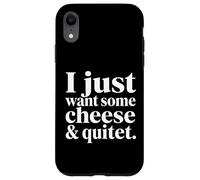 Je Veux Juste Un Peu de Fromage et de Calme Coque pour iPhone XR