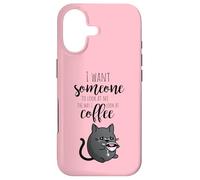 Je Veux Que Quelqu'un me Regarde comme Je Regarde Le café Coque pour iPhone 17