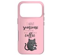 Je Veux Que Quelqu'un me Regarde comme Je Regarde Le café Coque pour iPhone 17 Pro