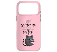 Je Veux Que Quelqu'un me Regarde comme Je Regarde Le café Coque pour iPhone 17 Pro Max