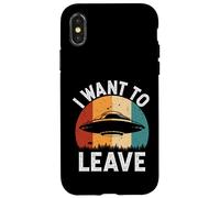 Je Veux Quitter Alien Coque pour iPhone X/XS