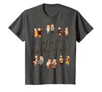 Je Veux qu'on vieillisse Ensemble T-Shirt, Enfant, Asphalte, 2 Ans