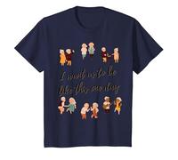 Je Veux qu'on vieillisse Ensemble T-Shirt, Enfant, Bleu Marine, 3 Ans