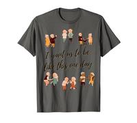 Je Veux qu'on vieillisse Ensemble T-Shirt, Homme, Asphalte, L
