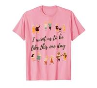 Je Veux qu'on vieillisse Ensemble T-Shirt, Homme, Rose, 3XL