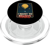 Je Veux Savoir, ne Pas Croire à UFO, UAP, Paranormal Alien Science PopSockets PopGrip pour MagSafe