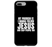 Je veux suivre Jésus et gifler les gens aussi Coque pour iPhone 7 Plus/8 Plus