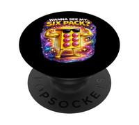 Je Veux Voir Mon Pack de Six Briques, Master Builder Funny PopSockets PopGrip Adhésif