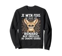 Je Viens Acheter Un Renard des Oreilles De Chauve-Souris Sweatshirt
