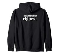Je Viens d'apprendre Que Je suis Chinois sur Les réseaux Sociaux Humour Sweat à Capuche