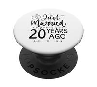 Je viens de me marier il y a 20 ans, cela correspond à mon 20e anniversaire de mariage PopSockets PopGrip Adhésif