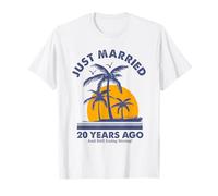 Je Viens de me marier il y a 20 Ans et Mon Anniversaire est Toujours Aussi Fort T-Shirt