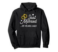 Je Viens de me marier il y a 25 Ans 25e Anniversaire Sweat à Capuche