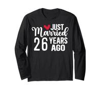 Je Viens de me marier il y a 26 Ans, pour Le 26e Anniversaire de Mariage Manche Longue