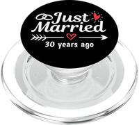 Je Viens de me marier il y a 30 Ans, Anniversaire de Mariage drôle en Couple PopSockets PopGrip pour MagSafe
