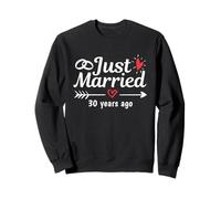 Je Viens de me marier il y a 30 Ans, Anniversaire de Mariage drôle en Couple Sweatshirt