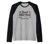 Je Viens de me marier il y a 60 Ans, Anniversaire de Mariage drôle en Couple Manche Raglan
