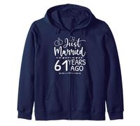 Je Viens de me marier il y a 61 Ans, ce Qui Correspond au 61e Anniversaire de Mariage Sweat à Capuche