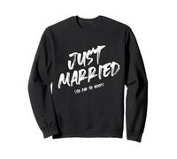 Je viens de me marier, jusqu'à présent, de bonnes vacances, fêtes, lune de miel Sweatshirt