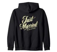 Je Viens de me marier jusqu'à présent, si Bon Couple de Jeunes mariés Vintage Sweat à Capuche