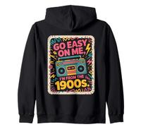 Je viens des années 1900 - Funny Millennial Boom Box Radio des années 1980 Sweat à Capuche