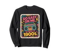 Je viens des années 1900 - Funny Millennial Boom Box Radio des années 1980 Sweatshirt