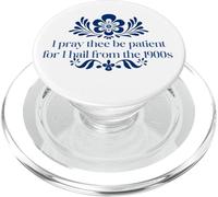 Je Viens des années 1900 : Funny Vintage Floral Generational PopSockets PopGrip pour MagSafe